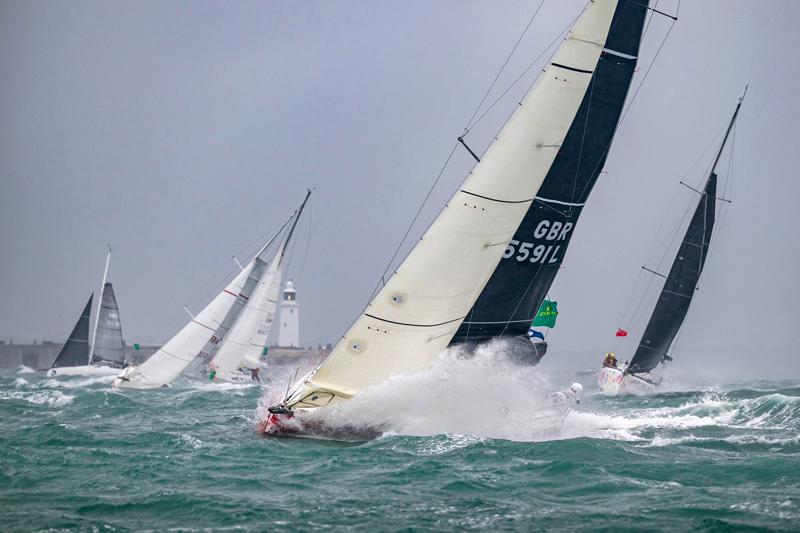 Upwind to the Fastnet rock, but no headbanger finally