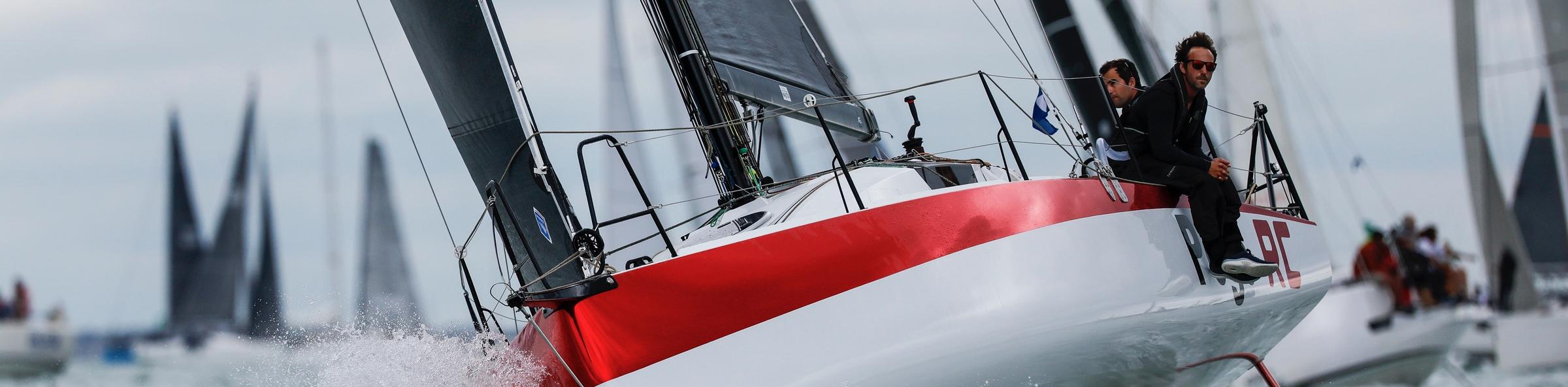 Amarris, sailed by Achille Nebout and Tanguy Bouroullec, finished third in IRC Two-Handed © Paul Wyeth/pwpictures/RORC