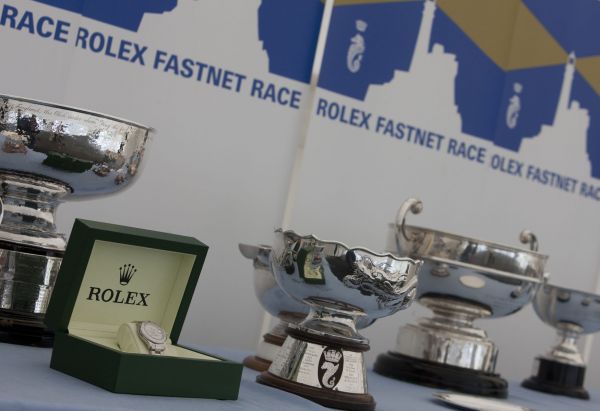 Trophies at the Prizegiving of the 2009 Rolex Fastnet Race