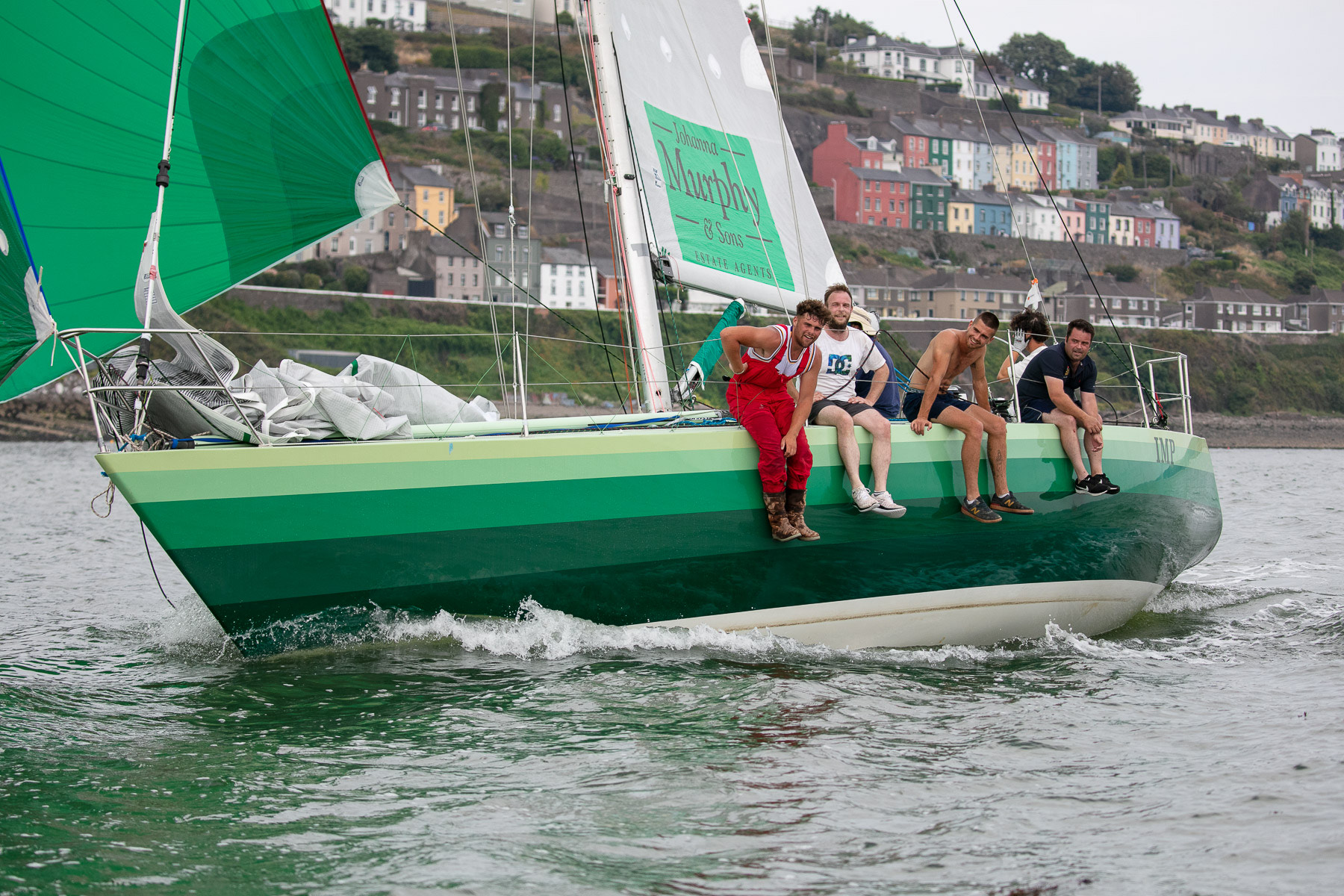 Cork-based George Radley and a crew including his son will compete on Imp, their famous 1976 Ron Holland-designed IOR 40,  outright Fastnet Race winner in 1977 © Imp