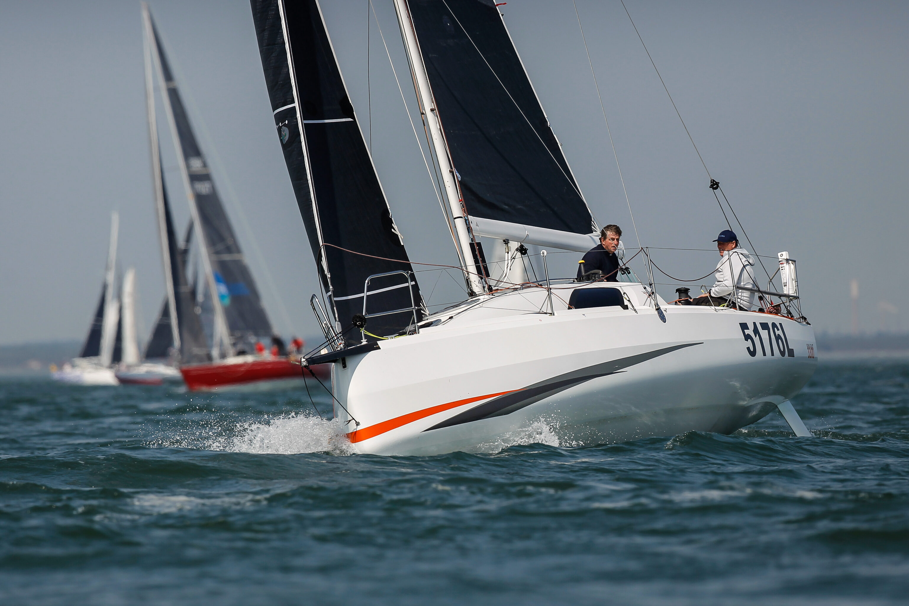 A record number of yachts will be competing Two-Handed in IRC, including 2015 winners Kelvin Rawlings and Stuart Childerley racing the Sun Fast 3300 Aries © Paul Wyeth/pwpictures.com