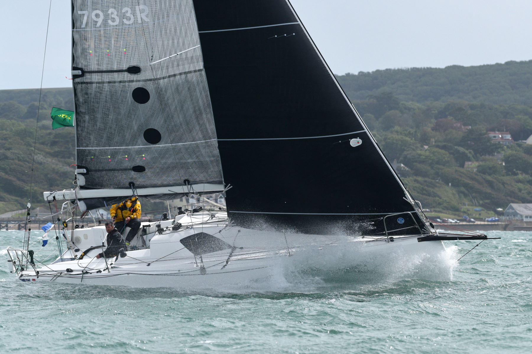 Nigel de Quervain Colley's Sun Fast 3300 Fastrak XII at the start of the Rolex Fastnet Race © Rick Tomlinsonsrc=