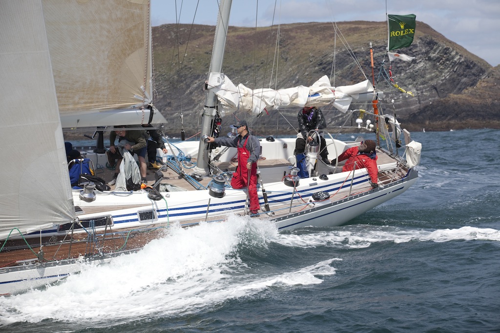 Joe Powder the gorilla mascot is one of the crew and a RORC member on board Desperado of Cowes! © Carlo Borlenghi/Rolex