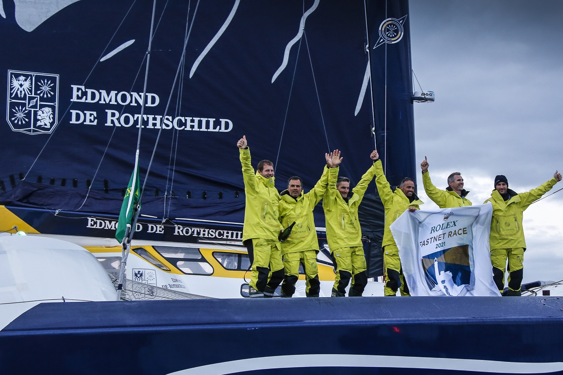 L'Ultim Maxi Edmond de Rothschild (Cammas / Caudrelier) a remporté la dernière édition dans la catégorie Ultim Photo : Paul Wyeth