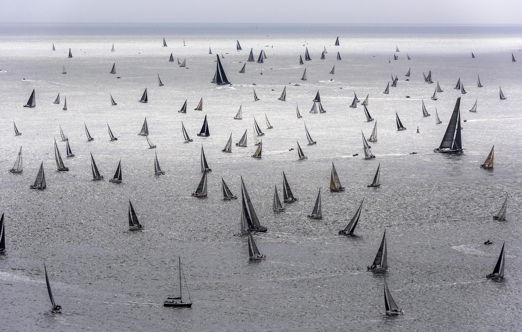 Départ de la 49eme édition de la Rolex Fastnet Race Photo : Kurt Arrigo / Rolex