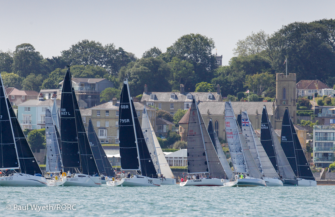 The largest class to compete in this year's Rolex Fastnet Race will be the 80+ boats in IRC Three  © Paul Wyeth/pwpictures.com