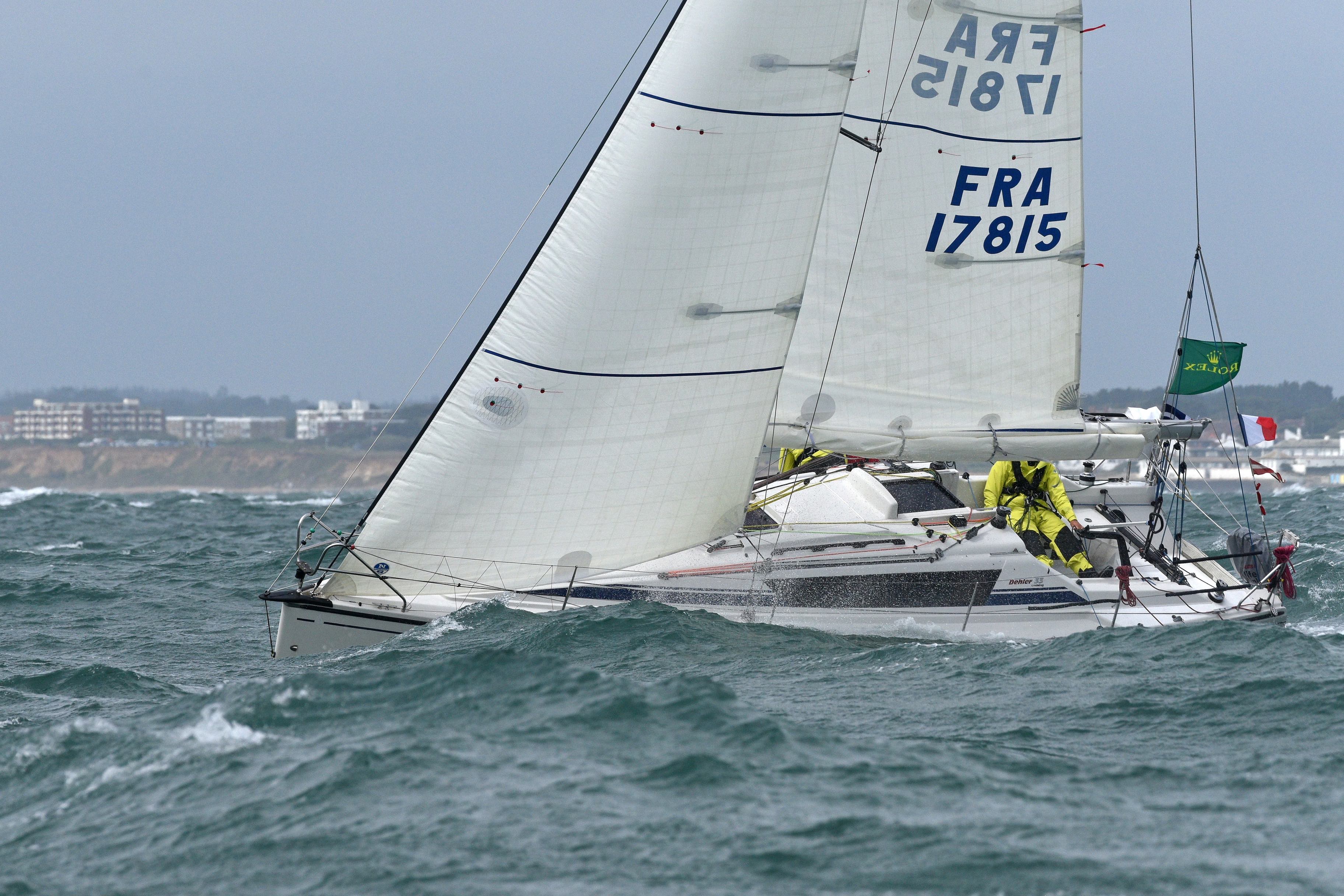 François Charles' Dehler 33, Sun Hill III, is currently leading IRC Four after time correction © Rick Tomlinson