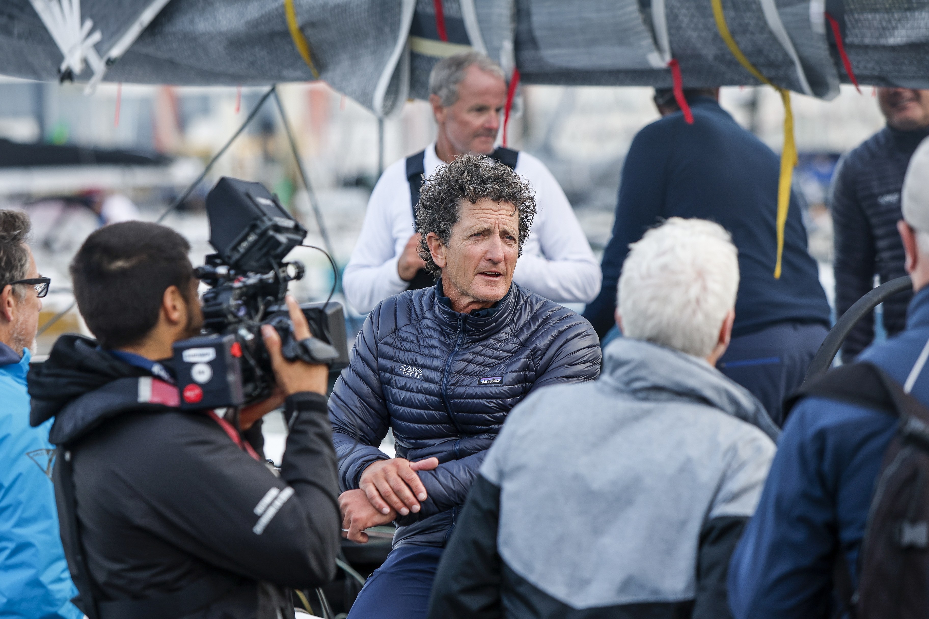 Adrian Stead, a veteran of eight Rolex Fastnet Races and winner of two, was running the tactics on Caro © Paul Wyeth/pwpictures.com