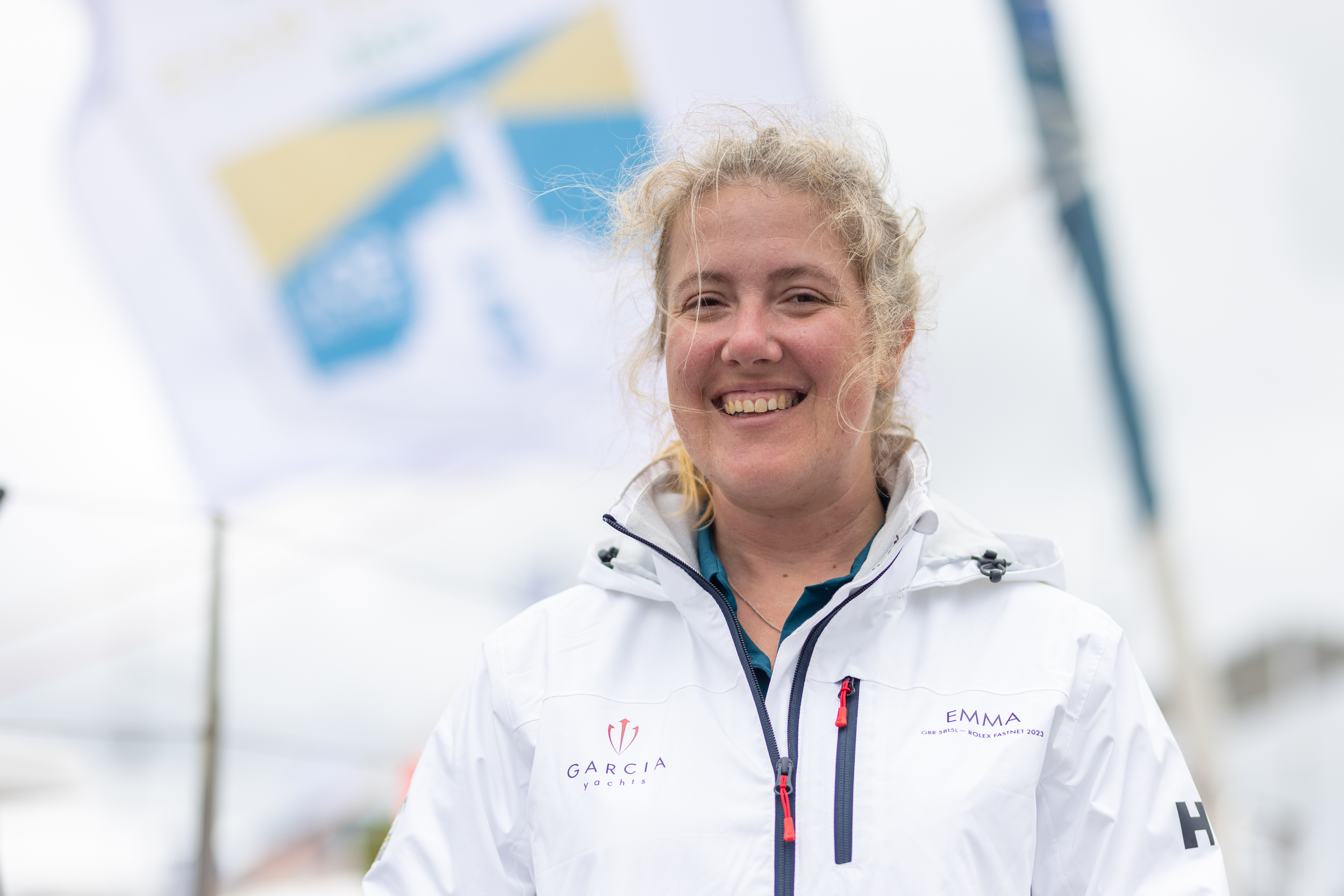 Marie Schiewe talked to Trish Jenkins about her race on board Emma © Arthur Daniel/RORC