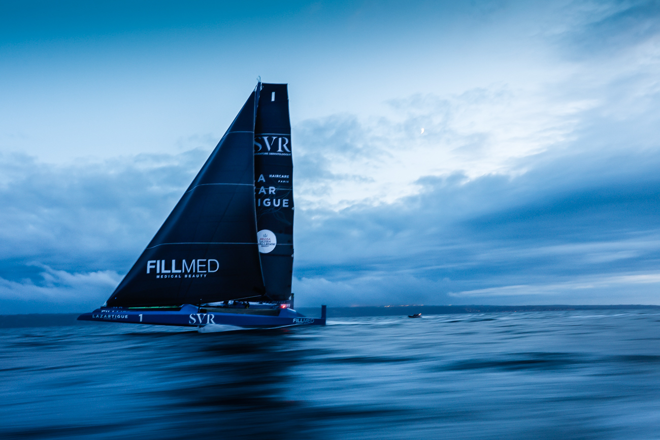 SVR Lazartigue speeds towards the Cherbourg finish line © Paul Wyeth/www.pwpictures.com