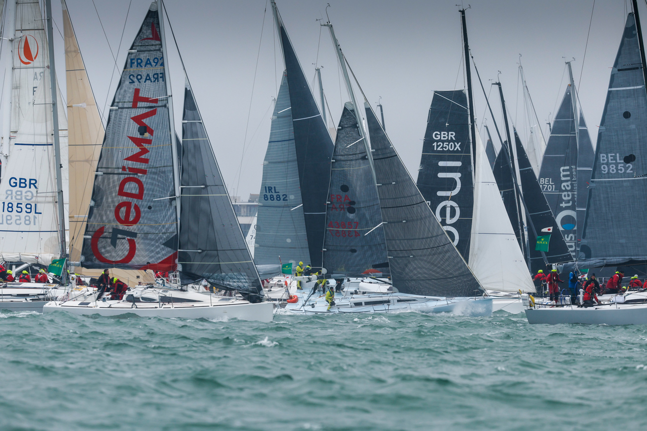 IRC One sets sail. © Paul Wyeth