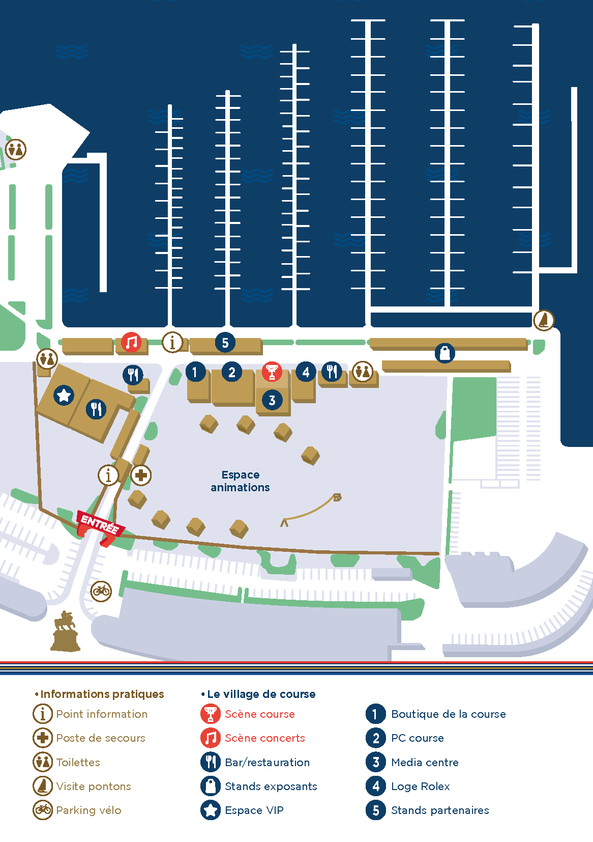 plan de larrivée de la rolex fastnet race